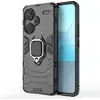 Image de Coque Pour Xiaomi Redmi Note 13 Pro+ Plus 5g - Housse Etui Rigide Anti Choc + Verre Trempe - Noir