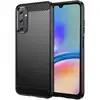 Image de Coque Pour Samsung Galaxy A05s - Housse Etui Silicone Gel Carbone + Verre Trempe - Noir