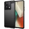 Image de Coque Pour Xiaomi Redmi Note 13 5g - Housse Etui Silicone Gel Carbone + Film Ecran - Noir