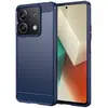 Image de Coque Pour Xiaomi Redmi Note 13 5g - Housse Etui Silicone Gel Carbone + Film Ecran - Bleu Fonce