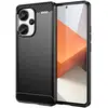 Image de Coque Pour Xiaomi Redmi Note 13 Pro+ Plus 5g - Housse Etui Silicone Gel Carbone + Film Ecran - Noir