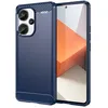 Image de Coque pour Xiaomi Redmi Note 13 Pro+ Plus 5G - housse etui silicone gel carbone + film ecran - BLEU FONCE