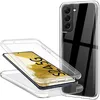 Image de Coque pour Samsung Galaxy S24 5G - housse etui silicone gel fine 360 integrale (avant et arriere) + film ecran - TRANSPARENT