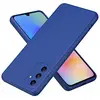 Image de Coque Pour Samsung Galaxy A05s - Housse Etui Silicone Gel Fine + Film Ecran - Bleu Fonce
