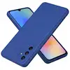 Image de Coque Pour Samsung Galaxy A05s - Housse Etui Silicone Gel Fine + Verre Trempe - Bleu Fonce