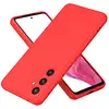 Image de Coque Pour Samsung Galaxy S24 5g - Housse Etui Silicone Gel Fine + Verre Trempe - Rouge