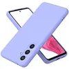 Image de Coque pour Samsung Galaxy S24 5G - housse etui silicone gel fine + verre trempe - MAUVE