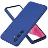 Image de Coque Pour Samsung Galaxy S24 Plus 5g - Housse Etui Silicone Gel Fine + Film Ecran - Bleu Fonce