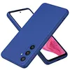 Image de Coque pour Samsung Galaxy S24 Plus 5G - housse etui silicone gel fine + film ecran - BLEU FONCE