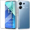 Image de Coque Pour Xiaomi Redmi Note 13 4g - Housse Etui Silicone Gel Fine + Film Ecran - Transparent Tpu