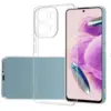 Image de Coque Pour Xiaomi Redmi Note 13 Pro 4g / Poco M6 Pro 4g - Housse Etui Silicone Gel Fine + Verre Trempe - Transparent Tpu