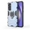 Image de Coque Pour Samsung Galaxy A55 5g - Housse Etui Rigide Anti Choc + Film Ecran - Bleu Fonce