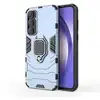 Image de Coque Pour Samsung Galaxy A55 5g - Housse Etui Rigide Anti Choc + Verre Trempe - Bleu Fonce