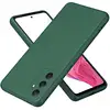 Image de Coque Pour Samsung Galaxy A35 5g - Housse Etui Silicone Gel Fine + Verre Trempe - Vert