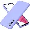 Image de Coque Pour Samsung Galaxy A35 5g - Housse Etui Silicone Gel Fine + Verre Trempe - Mauve