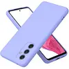 Image de Coque Pour Samsung Galaxy A55 5g - Housse Etui Silicone Gel Fine + Film Ecran - Mauve