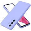 Image de Coque pour Samsung Galaxy A55 5G - housse etui silicone gel fine + film ecran - MAUVE