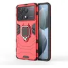 Image de Coque pour Xiaomi Redmi K70E 5G / Poco X6 Pro 5G - housse etui rigide anti choc + verre trempe - ROUGE
