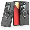 Image de Coque pour Xiaomi Redmi Note 13 Pro 4G / Poco M6 Pro 4G - housse etui rigide anti choc + film ecran - NOIR