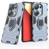 Image de Coque Pour Xiaomi Redmi Note 13 Pro 4g / Poco M6 Pro 4g - Housse Etui Rigide Anti Choc + Film Ecran - Bleu Fonce