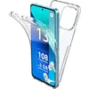 Image de Coque Pour Xiaomi Redmi Note 13 4g - Housse Etui Silicone Gel 360 Integrale + Film Ecran - Transparent