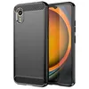 Image de Coque pour Samsung Galaxy Xcover 7 - housse etui silicone gel carbone + film ecran - NOIR