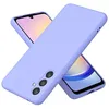 Image de Coque pour Samsung Galaxy A24 4G / A25 5G - housse etui silicone gel fine + film ecran - MAUVE