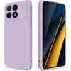 Image de Coque Pour Xiaomi Redmi K70e 5g / Poco X6 Pro 5g - Housse Etui Silicone Gel Fine + Film Ecran - Mauve