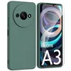 Image de Coque pour Xiaomi Redmi A3 / Poco C61 4G - housse etui silicone gel fine + film ecran - VERT