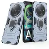 Image de Coque Pour Xiaomi Redmi A3 / Poco C61 4g - Housse Etui Rigide Anti Choc + Verre Trempe - Bleu Fonce