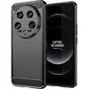 Image de Coque Pour Xiaomi 14 Ultra 5g - Housse Etui Silicone Gel Carbone + Film Ecran - Noir