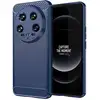 Image de Coque Pour Xiaomi 14 Ultra 5g - Housse Etui Silicone Gel Carbone + Verre Trempe - Bleu Fonce