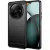 Image de Coque Pour Xiaomi Redmi A3 / Poco C61 4g - Housse Etui Silicone Gel Carbone + Verre Trempe - Noir