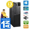 Image de PC Lenovo M92p SFF Intel i3-3220 RAM 4Go Disque Dur 500Go Windows 10 Wifi en occasion ou reconditionné
