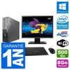 Image de PC Fujitsu E500 DT Ecran 19" Intel G630 RAM 8Go Disque 500Go Windows 10 Wifi en occasion ou reconditionné