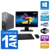 Image de PC Fujitsu E500 DT Ecran 27" Intel G630 RAM 4Go Disque 250Go Windows 10 Wifi en occasion ou reconditionné
