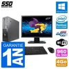 Image de PC Fujitsu E500 E85+ DT Ecran 27" Intel G630 RAM 4Go SSD 960Go Windows 10 Wifi en occasion ou reconditionné