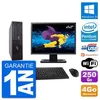 Image de PC Fujitsu E700 DT Ecran 22" Intel G630 RAM 4Go Disque 250Go Windows 10 Wifi en occasion ou reconditionné