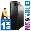 Image de PC Lenovo ThinkCentre M93p SFF Intel G3220 RAM 16Go Disque 250Go Windows 10 Wifi en occasion ou reconditionné