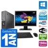 Image de PC Fujitsu E920 DT Ecran 19" Intel G3220 RAM 16Go Disque 500Go Windows 10 Wifi en occasion ou reconditionné