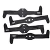 Image de Jeu de 4 lames pour autoportée AYP coupe 107cm éjection arrière