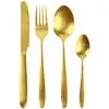 Image de Ménagère En Inox Design Gold - 16 Pièces - Doré