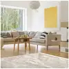 Image de Tapis - home deco factory - imitation fourrure - ecru - 115 x 170 cm