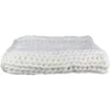 Image de Plaid - Home Deco Factory - Grosse Maille Chunky - Ecru - 120 X 150 Cm