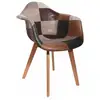 Image de Lot De 2 Fauteuils - Home Deco Factory - Patchwork - Marron