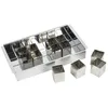 Image de Moule Number Cake - Lily Cook - Inox - 12 Cubes - Argent