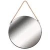 Image de Miroir Rond - Home Deco Factory - Noir - Anse Jonc - 50 Cm