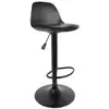 Image de Lot De 2 Tabourets De Bar - Home Deco Factory - Isak - Modernes - Noirs