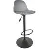 Image de Lot De 2 Tabourets De Bar - Home Deco Factory - Isak - Réglables - Design - Gris