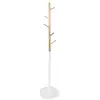 Image de Portemanteau - Home Deco Factory - Miko - Bicolore - 5 Patères - Blanc